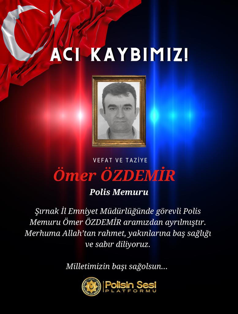 Şırnak İdil İlçesinde Kaza geçiren Polis Vefat etti.
