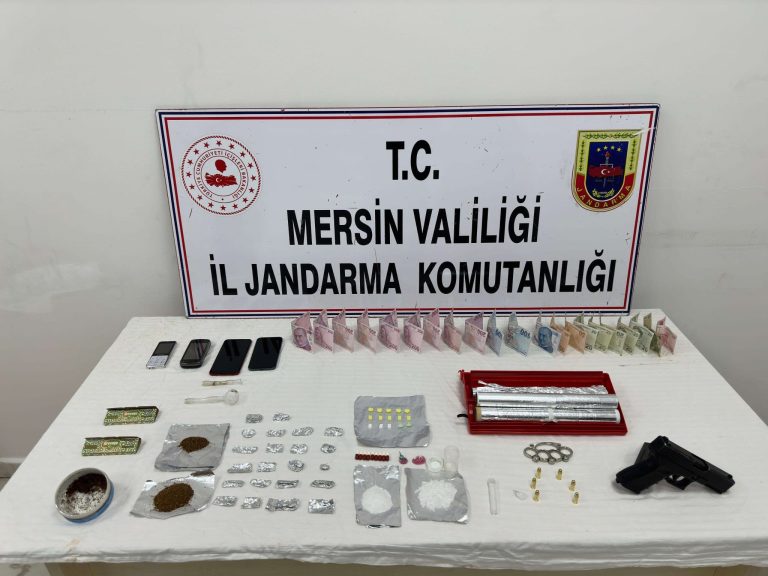 Mersin’de uyuşturucu tacirlerine operasyon: 6 gözaltı