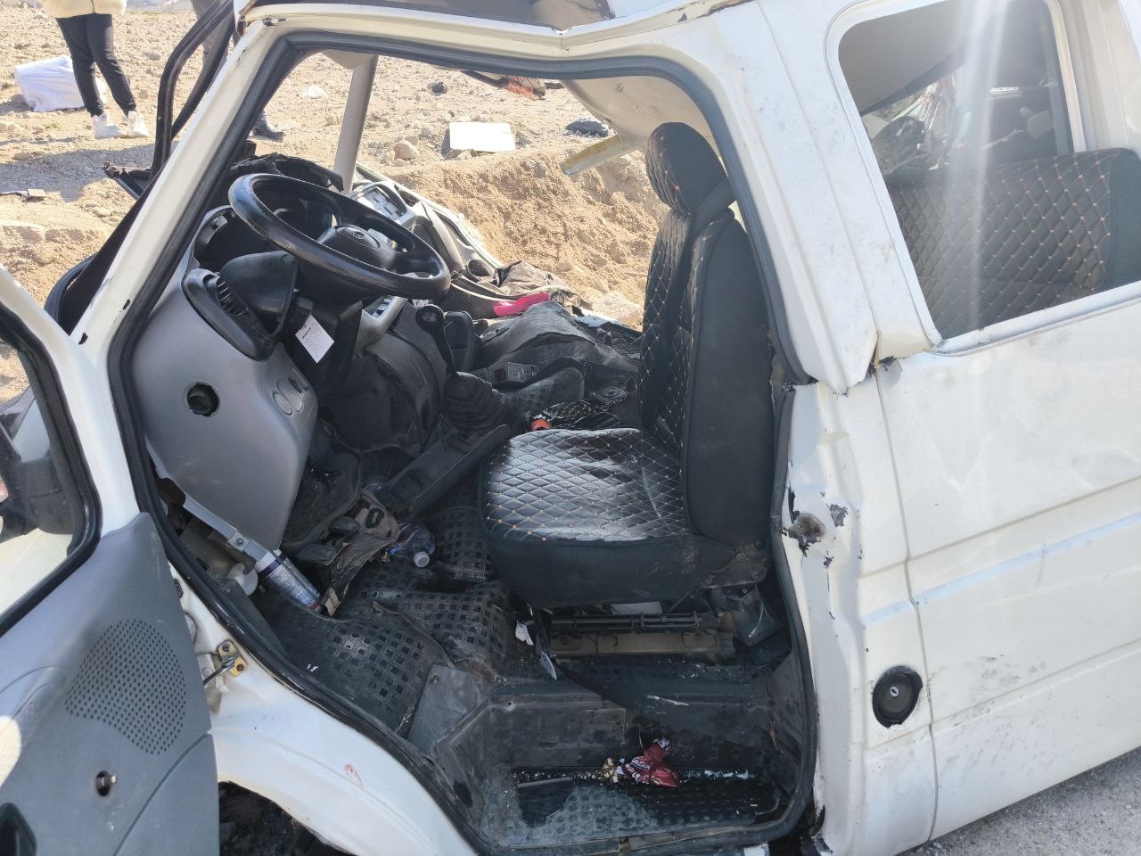 Amasya’da tekeri patlayan kamyonette can pazarı: 6 yaralı
