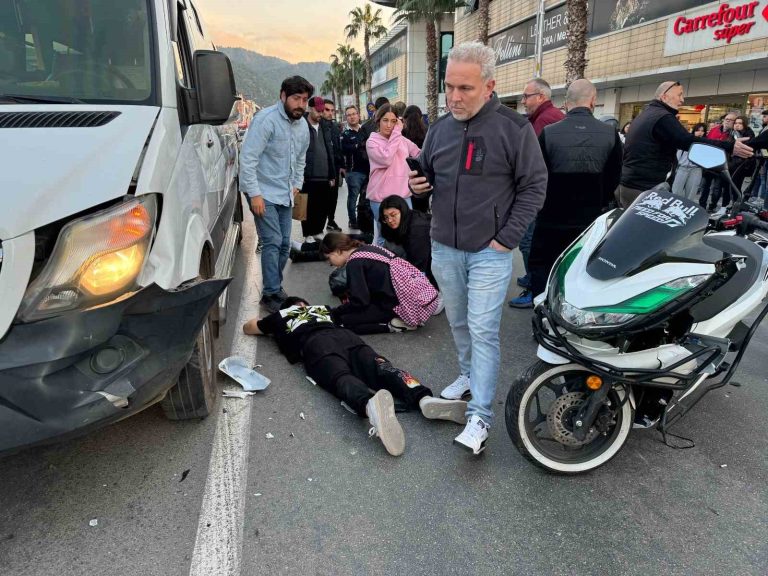 Fethiye’de trafik kazası; 2 yaralı