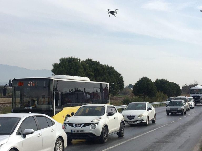 İncirliova’da drone uygulaması yapıldı