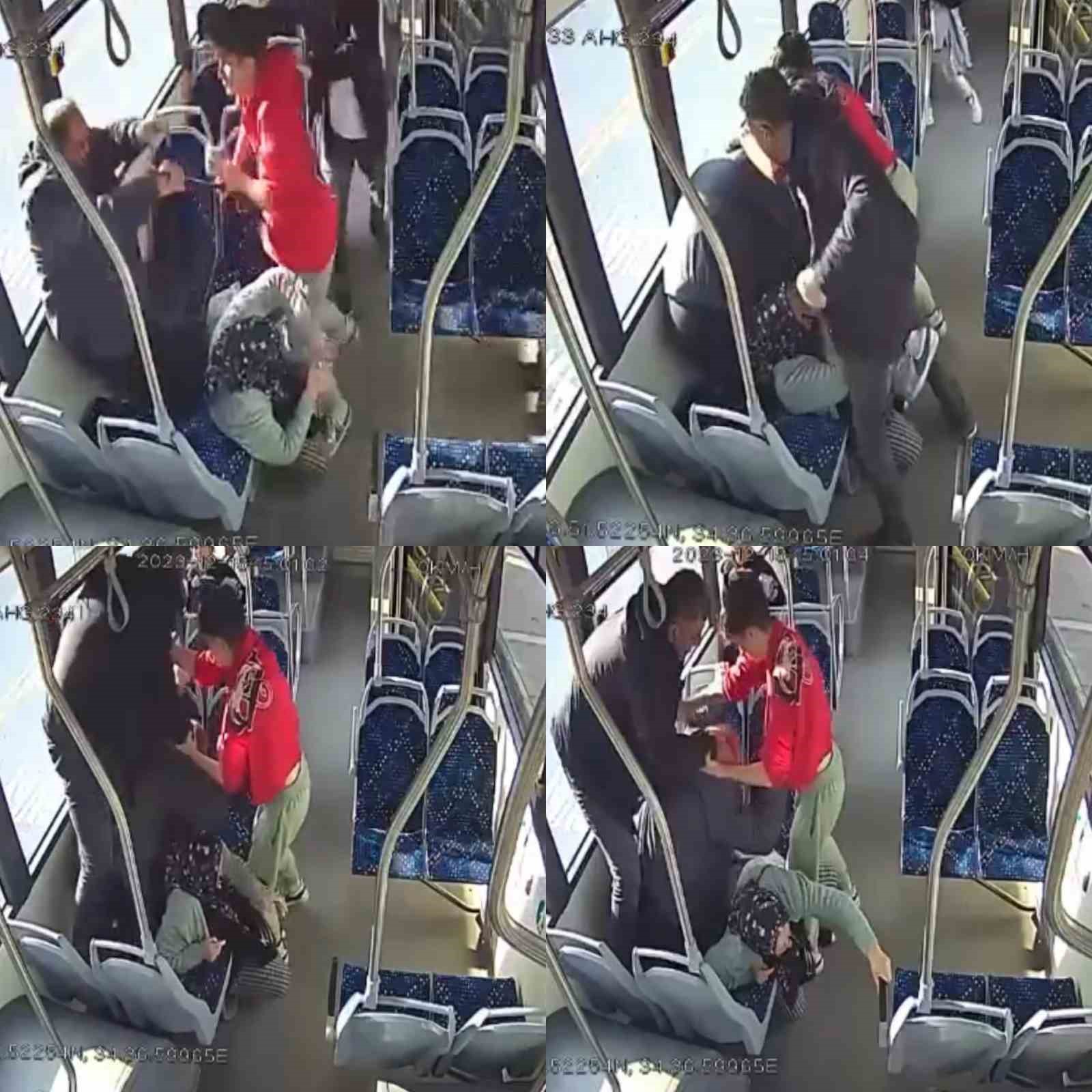 Okul müdürü ve oğlunun, otobüste yaşlı çifti darp etme görüntüleri ortaya çıktı
