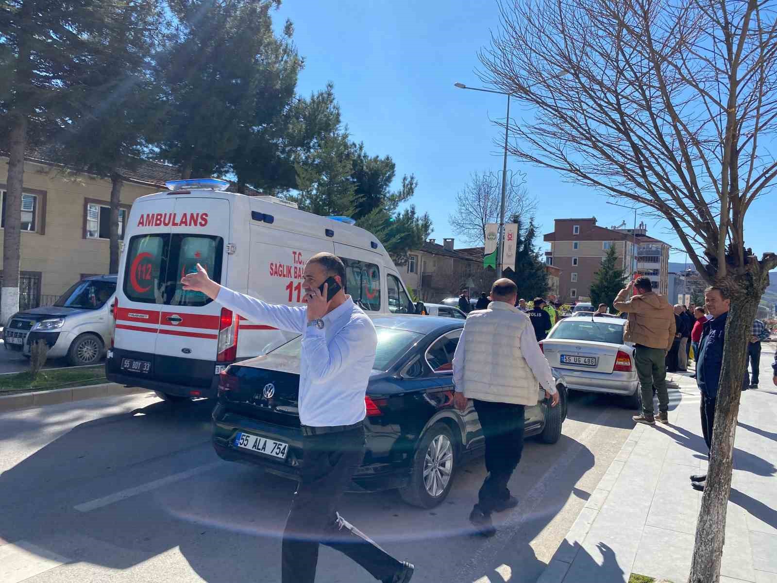 Samsun’da 4 aracın karıştığı kaza: 3 yaralı
