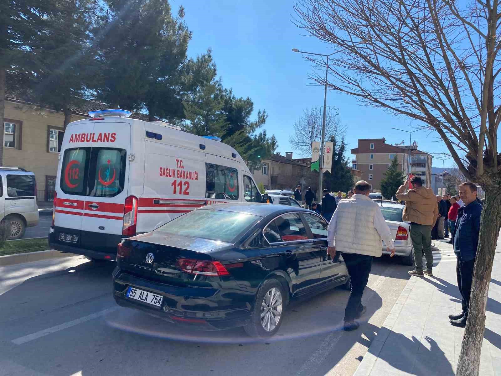 Samsun’da 4 aracın karıştığı kaza: 3 yaralı
