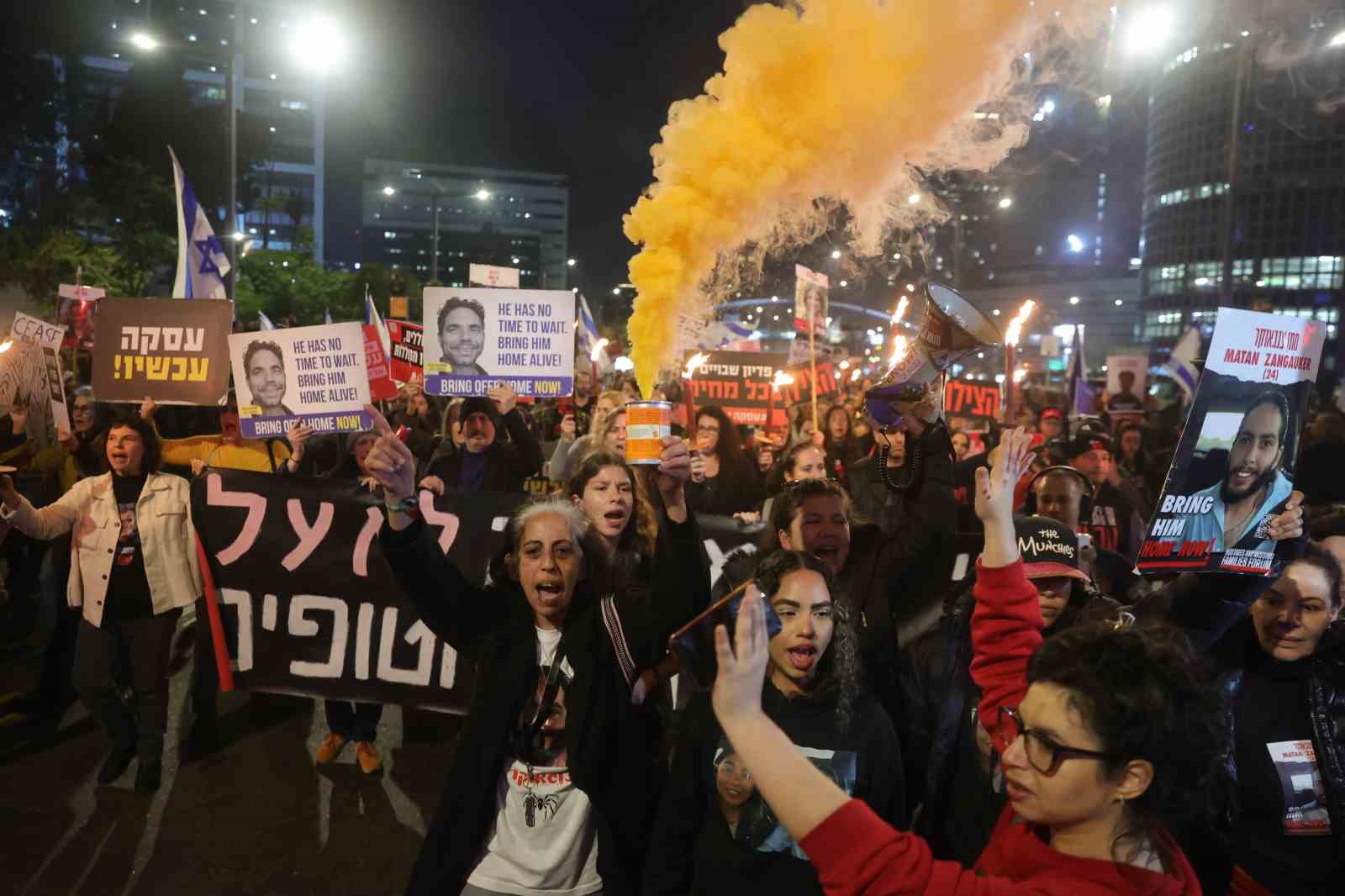 Tel Aviv’de Netanyahu protestosu: 21 gözaltı
