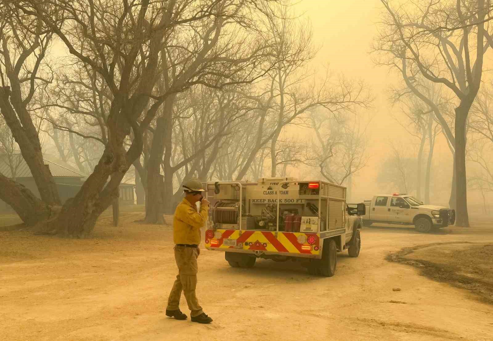 Texas’taki orman yangınlarında 1 kişi hayatını kaybetti
