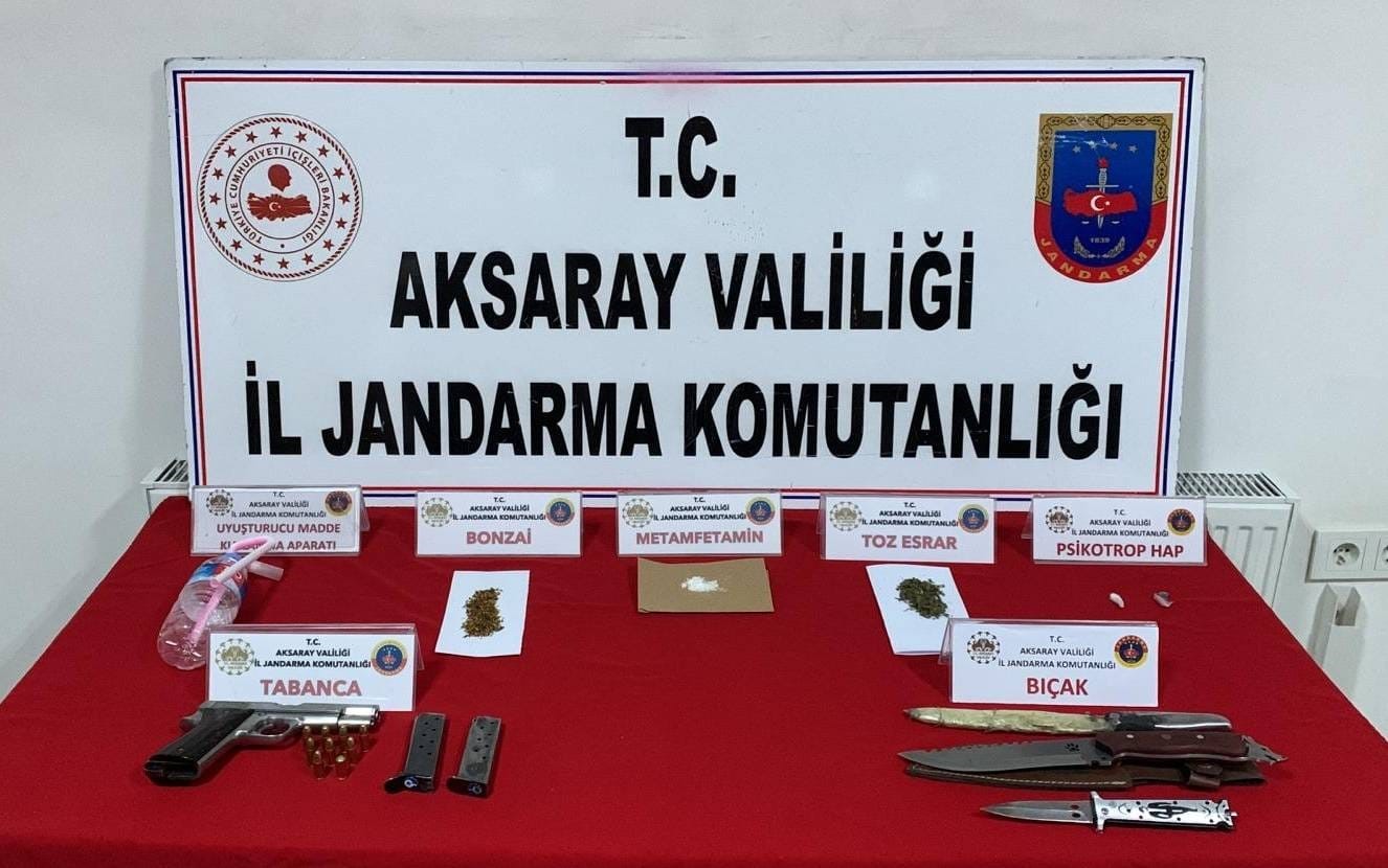 Aksaray’da uyuşturucu taciri gözaltına alındı