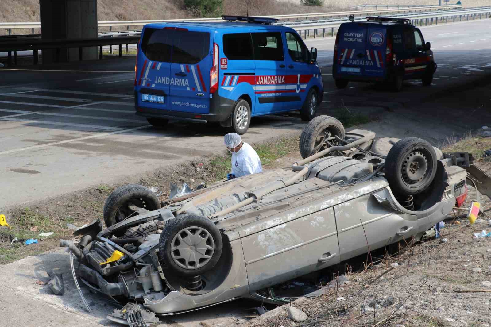Amasya’da cenaze yolunda feci kaza: 1 ölü, 1 yaralı
