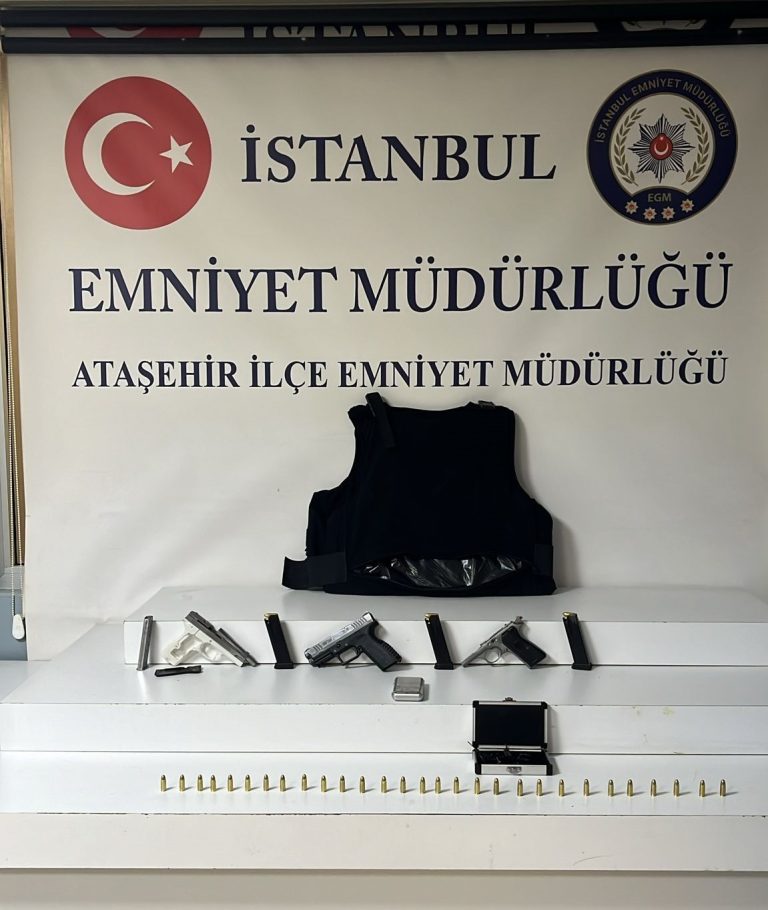 Ataşehir’de kaçak silah imalathanesinde top mermisi bulundu