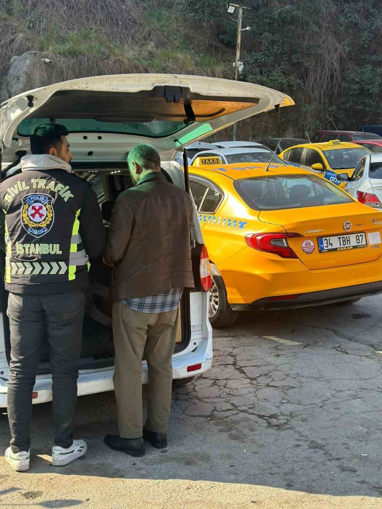 Beşiktaş’ta taksimetre açmayıp çıkan tartışmada yolcuları indiren şoföre ceza yağdı