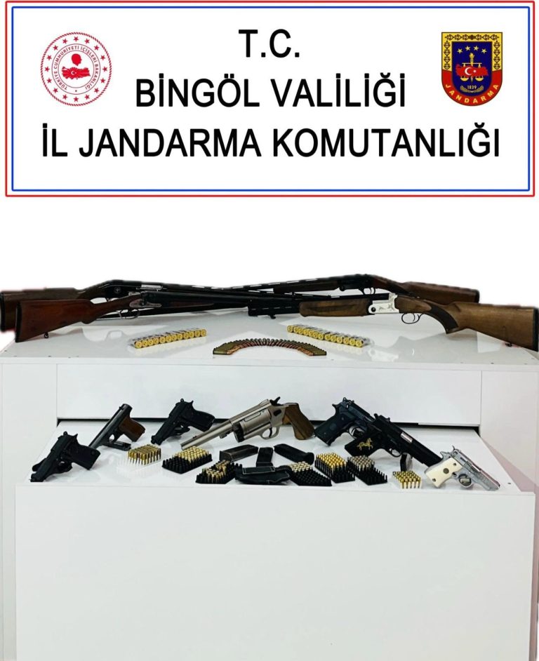Bingöl’de silah kaçakçılığı operasyonu: 1 gözaltı