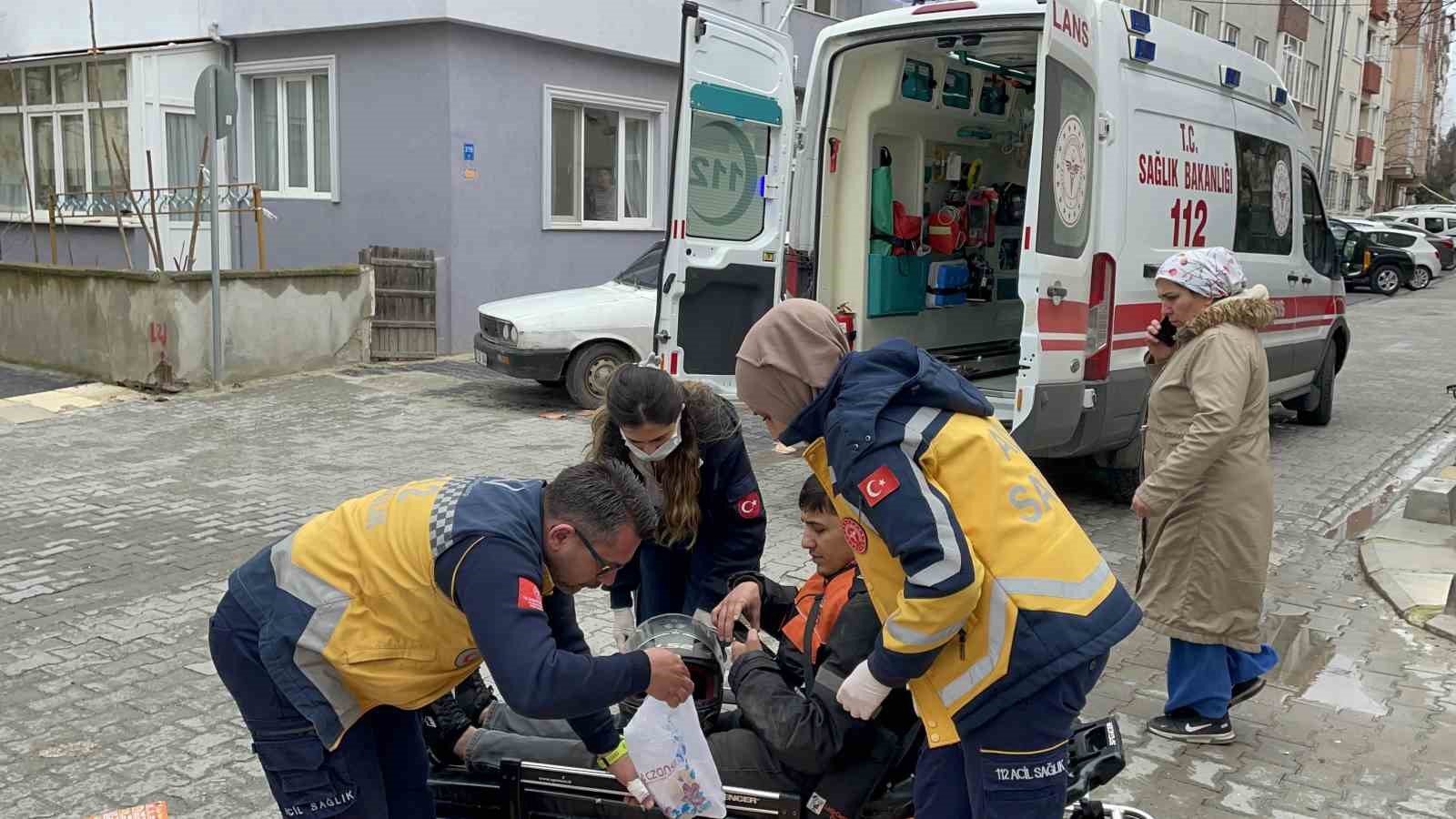 Çorlu’da trafik kazası: 1 yaralı
