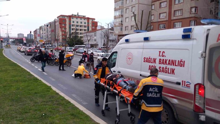 Çorlu’da trafik kazası: 2 yaralı