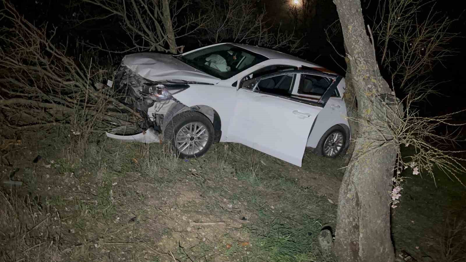 Edirne’de alkolü sürücü yaptığı kazada yaralandı
