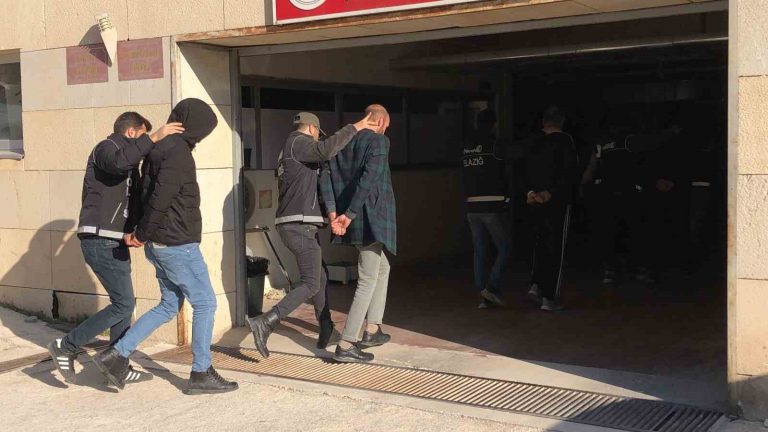 Elazığ’da 24 kilo eroin ele geçirildi: 4 gözaltı