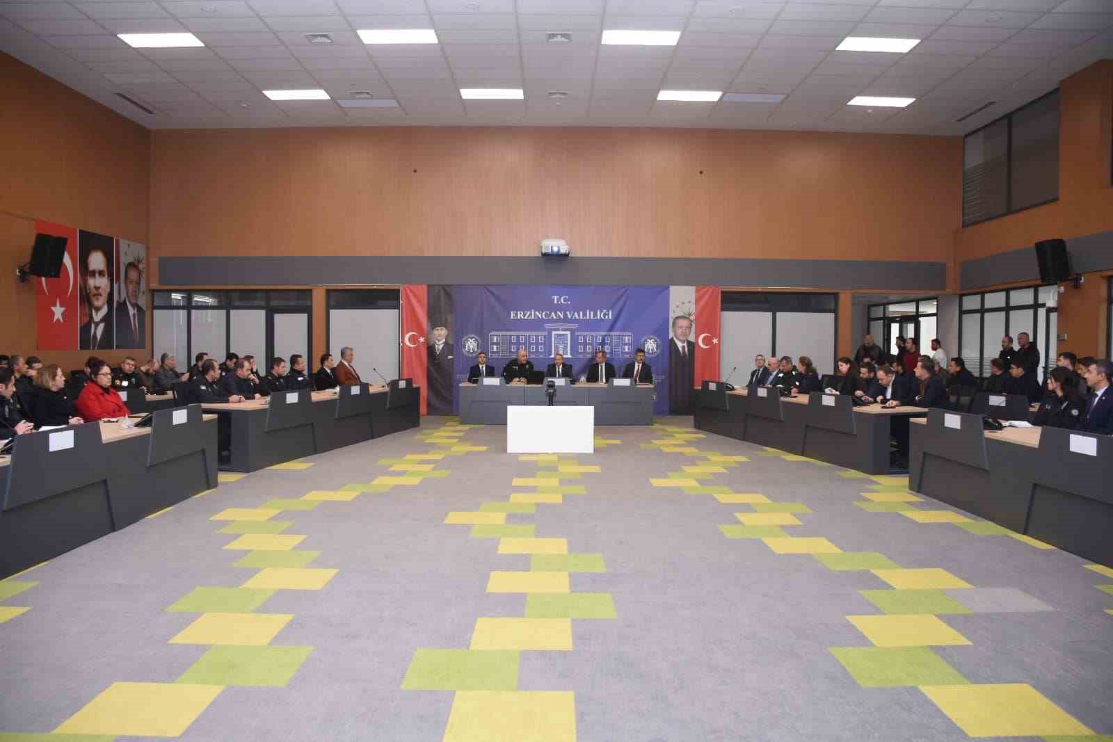 Erzincan’da ‘Seçim Güvenliği’ toplantısı gerçekleşti

