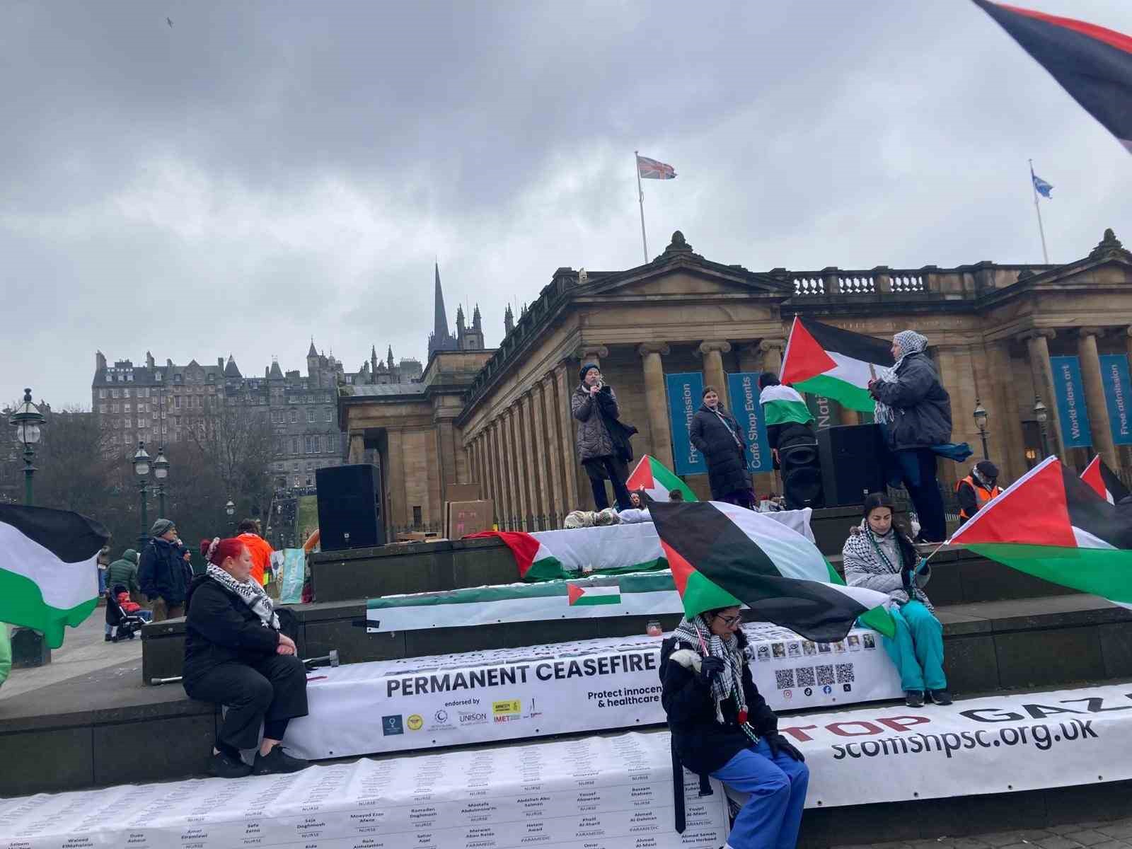 İskoçya’da Filistin’e destek gösterileri sürüyor
