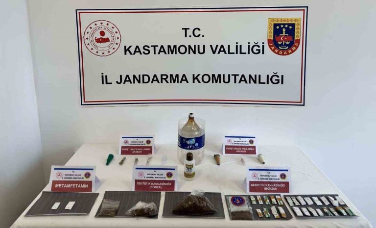 Kastamonu’da uyuşturucuyla yakalanan 6 kişi gözaltına alındı