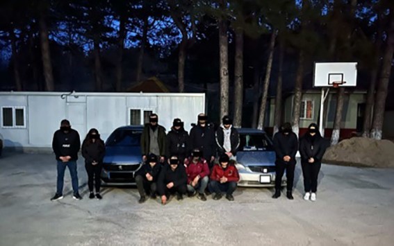 Kırklareli’de 8 kaçak göçmen yakalandı