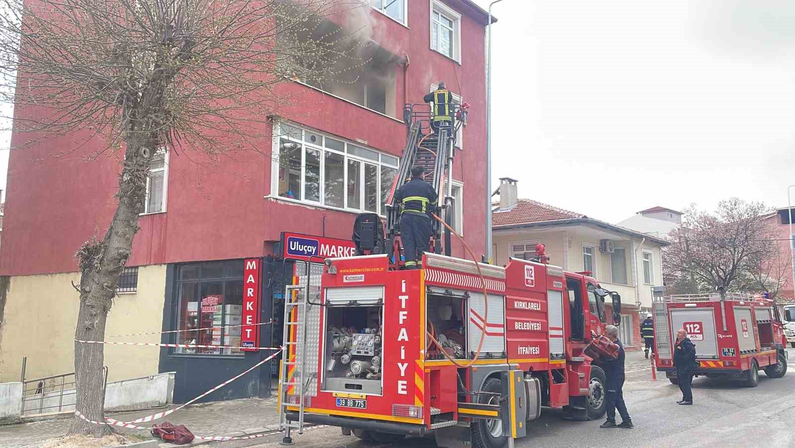 Kırklareli’de ev yangını
