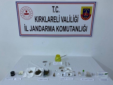Kırklareli’nde uyuşturucu operasyonu: 13 gözaltı