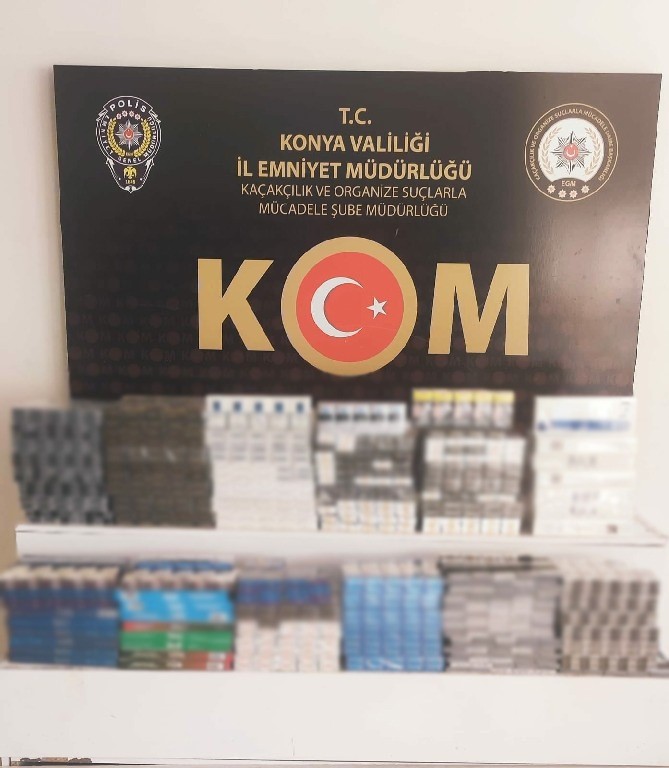 Konya’da kaçakçılık operasyonu: 18 gözaltı
