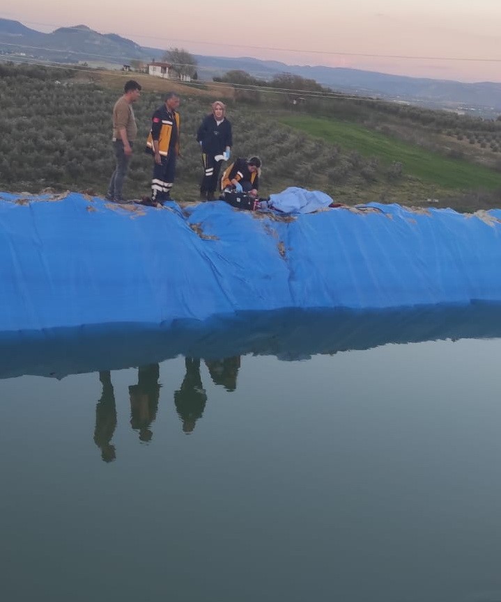 Manisa’da sulama havuzuna düşen bir kişi hayatını kaybetti
