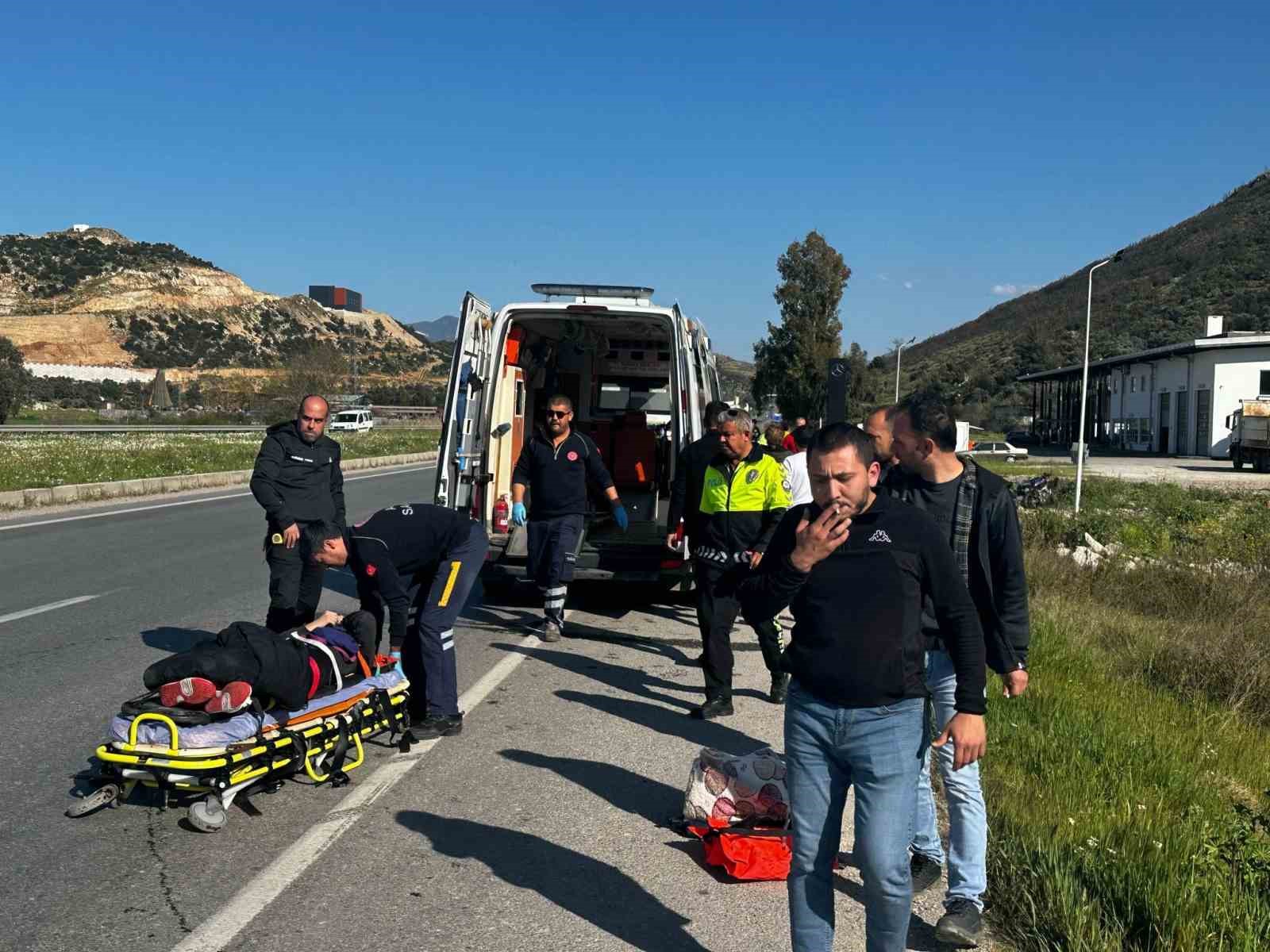 Milas’ta iki motosiklet çarpıştı: 2 yaralı
