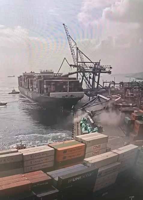 Milyonluk liman kazasının güvenlik kamera görüntüleri ortaya çıktı
