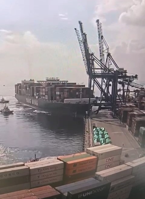 Milyonluk liman kazasının güvenlik kamera görüntüleri ortaya çıktı
