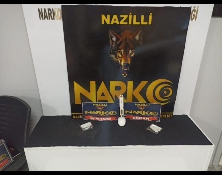 Nazilli’de 5 şahsa uyuşturucudan işlem yapıldı