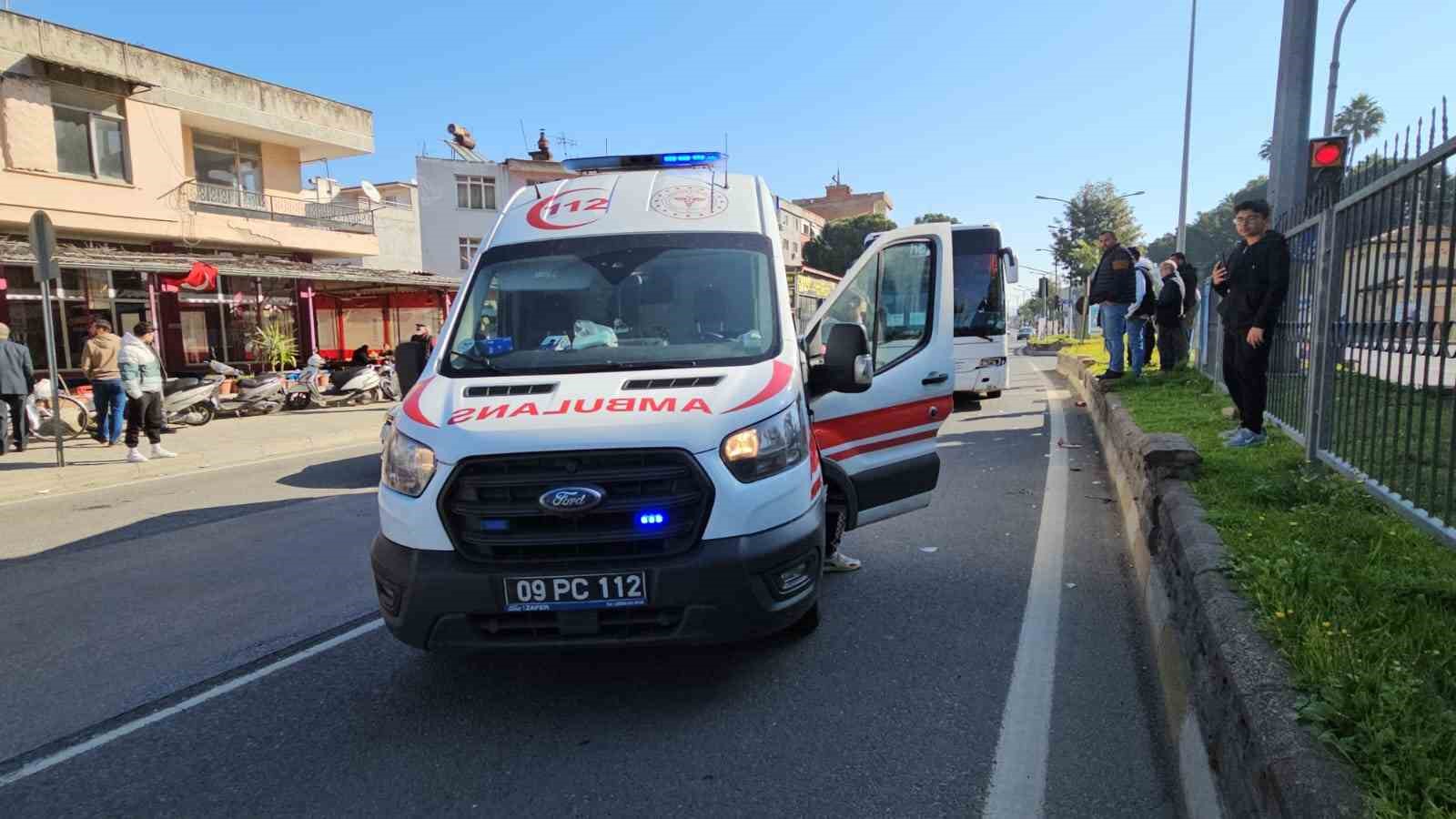 Nazilli’de otobüs motosiklete çarptı: 1 ölü
