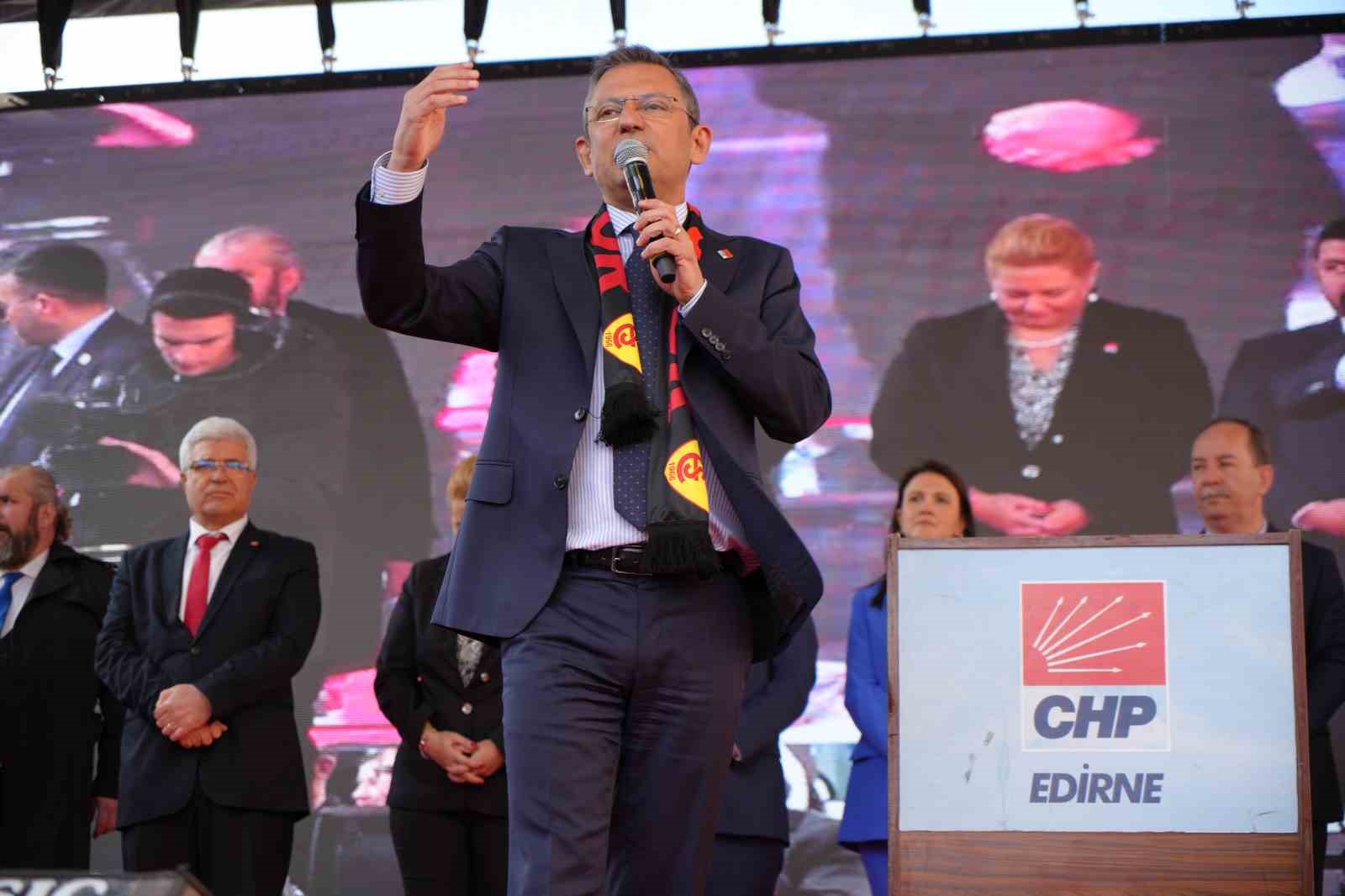 Özgür Özel, İYİ Parti Edirne adayını hedef aldı