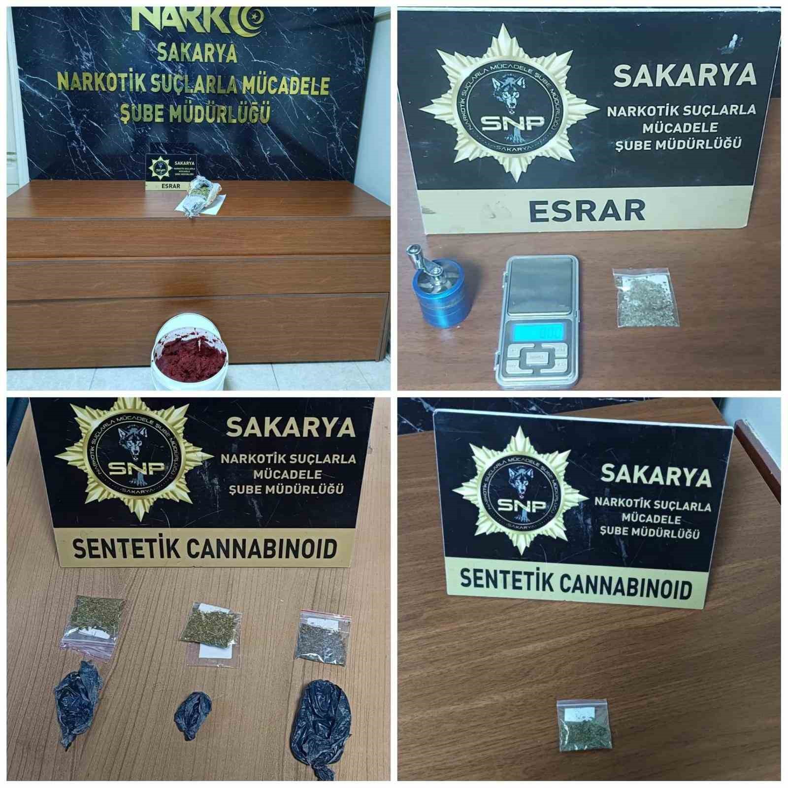 Sakarya’da uyuşturucu operasyonu: 15 gözaltı
