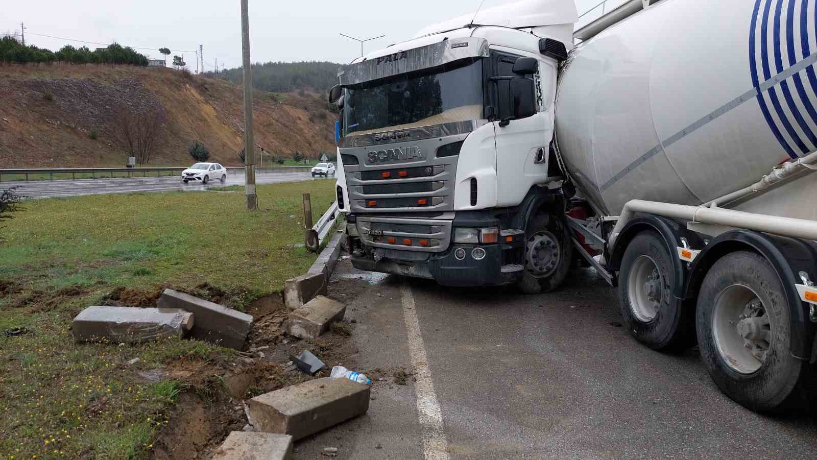 Samsun’da tanker ile otomobil çarpıştı: 1 yaralı
