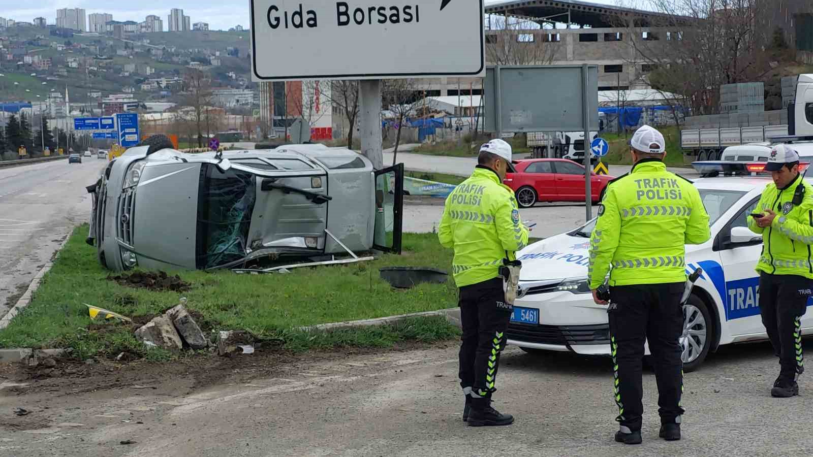 Samsun’da trafik kazası: 2 yaralı

