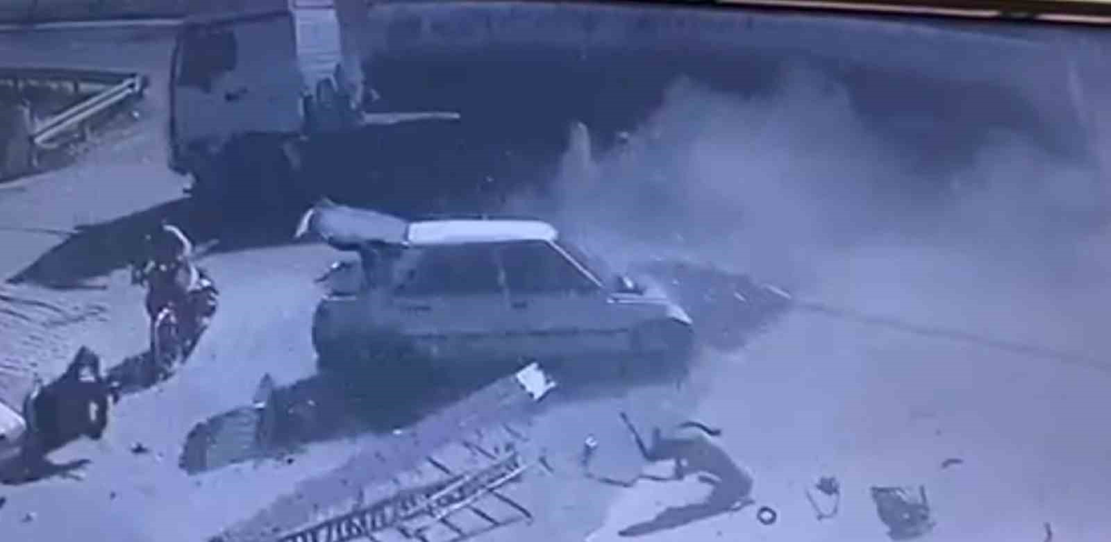 Şanlıurfa’da 1 kişinin öldüğü feci kaza kamerada
