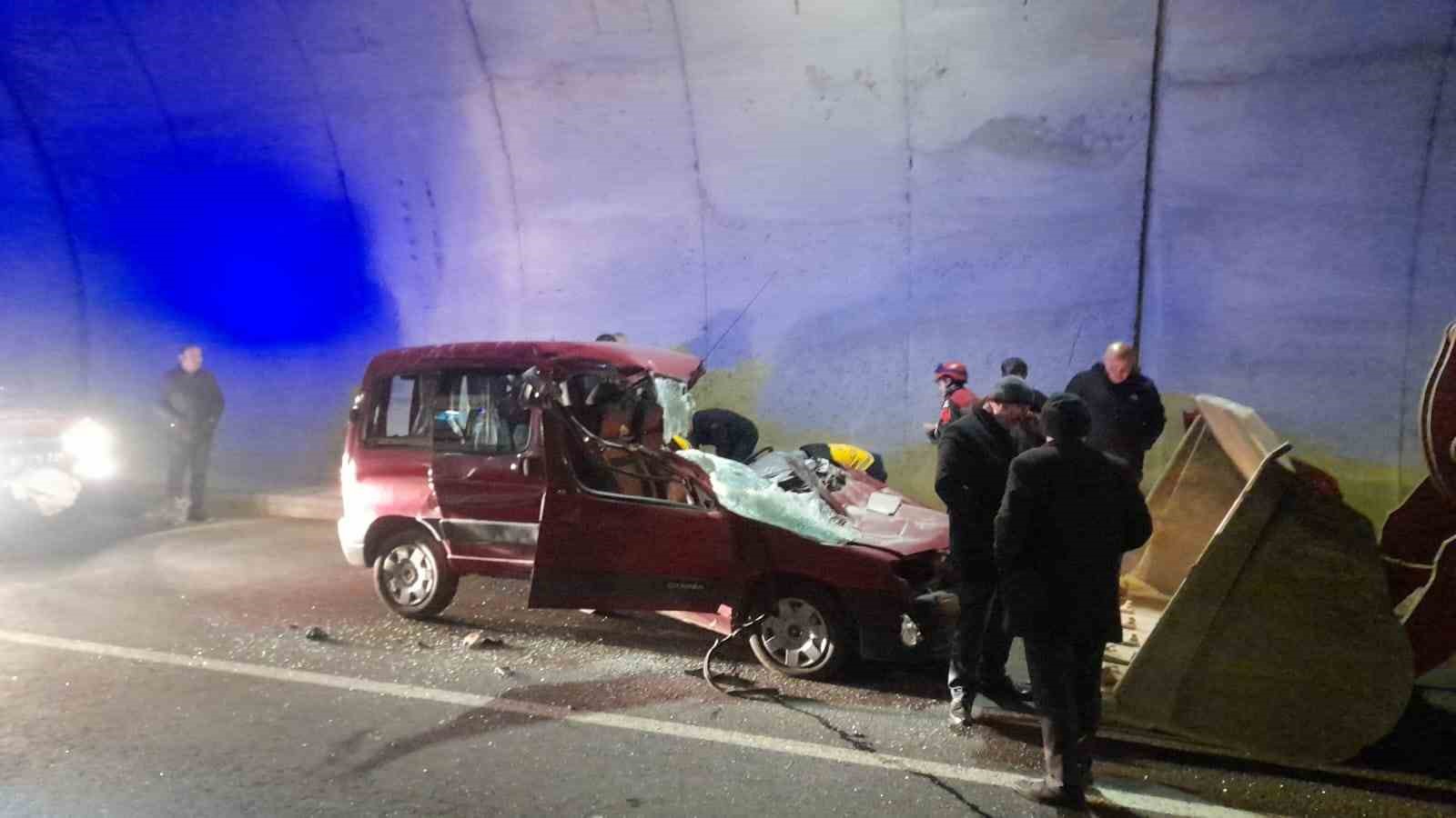 Trabzon’da trafik kazası: 1 ölü
