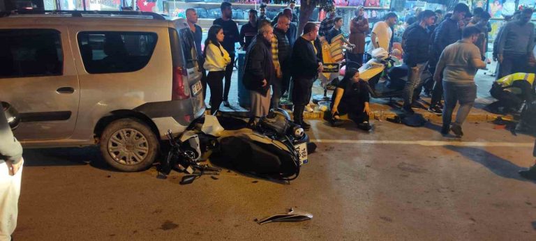 Alanya’da motosiklet iki yayaya çarptı: 1 ölü