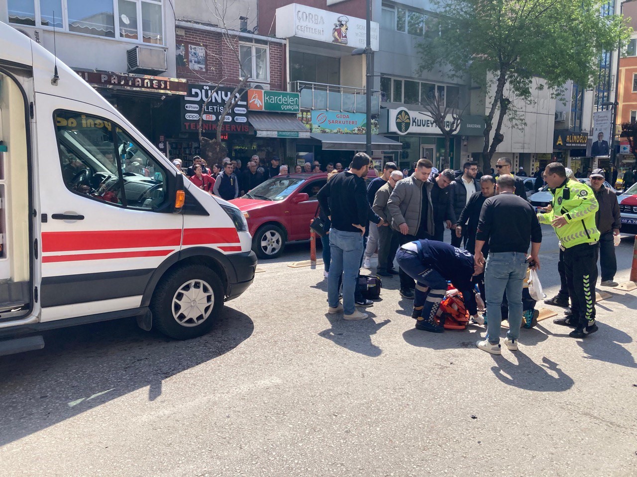 Bandırma’da trafik kazasında 1 kişi yaralandı
