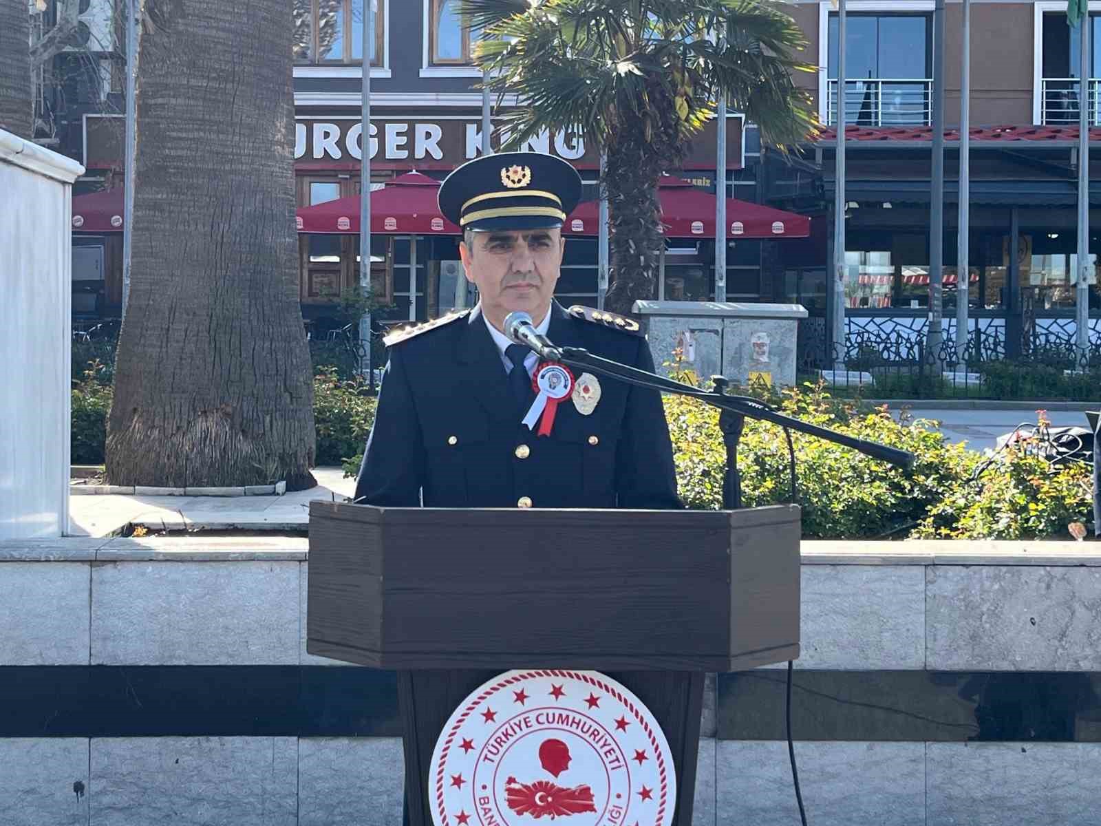 Bandırma’da Türk Polis Teşkilatı’nın 179. kuruluş yıldönümü kutlanıyor
