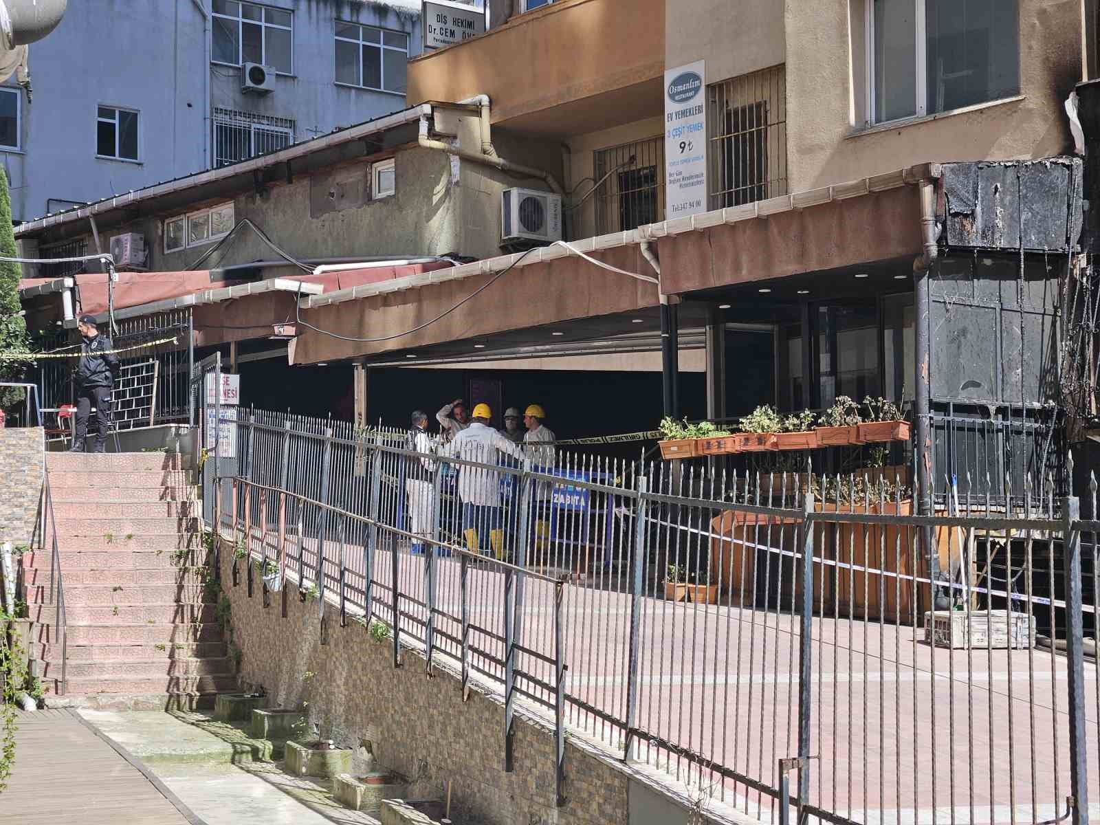 Beşiktaş’ta 29 kişiye mezar olan binada inceleme yapıldı
