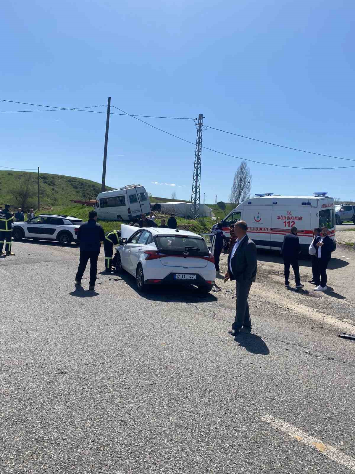 Bingöl’de trafik kazası: 4 yaralı
