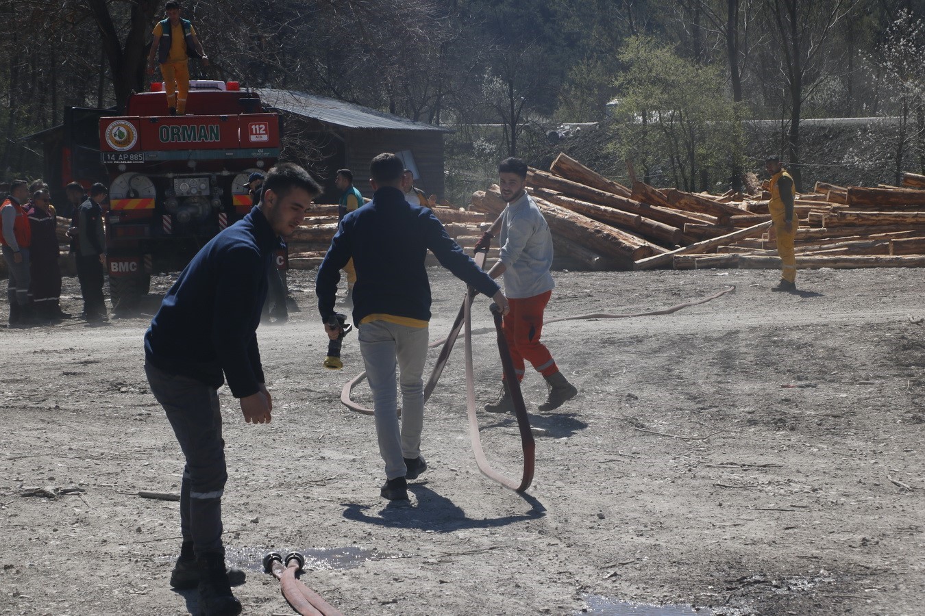 Bolu’da muhtemel orman yangınlarına yönelik eğitim tatbikatı yapıldı

