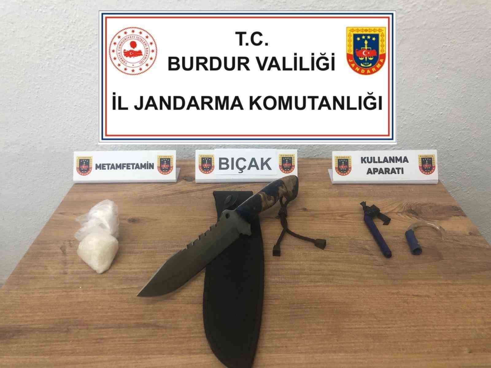 Burdur’da uyuşturucu operasyonunda yakalanan 1 şüpheli tutuklandı