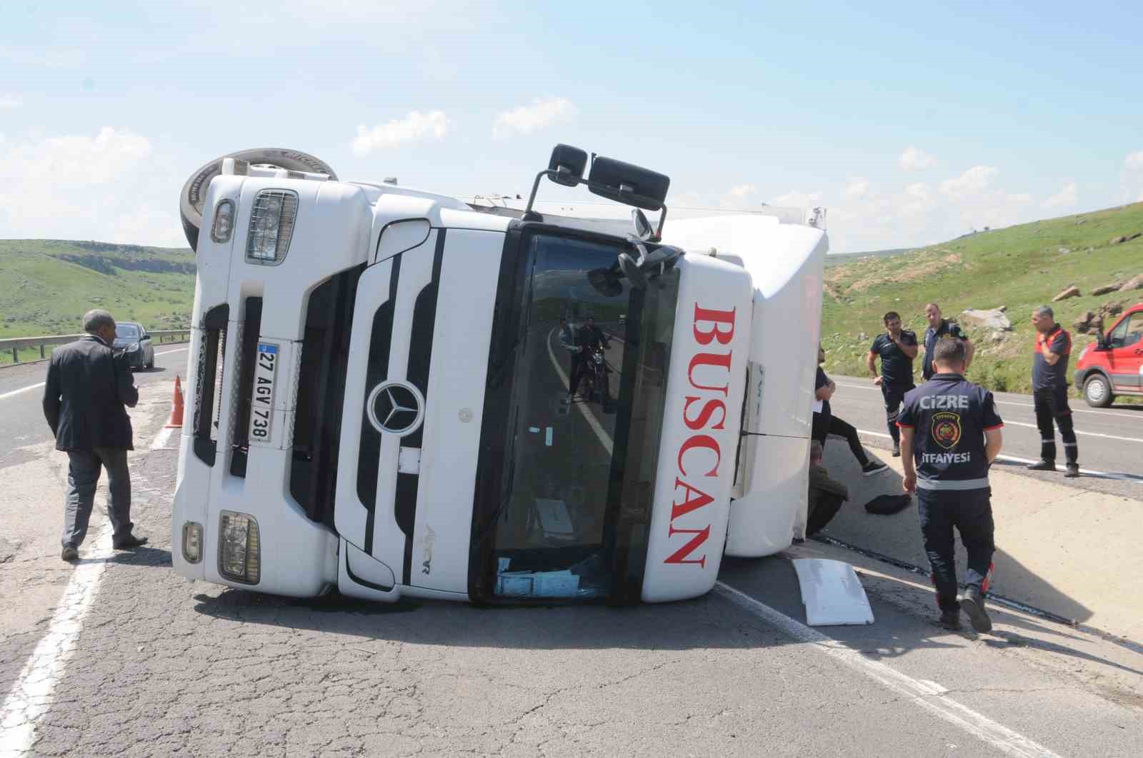 Cizre’de trafik kazası: 1 yaralı
