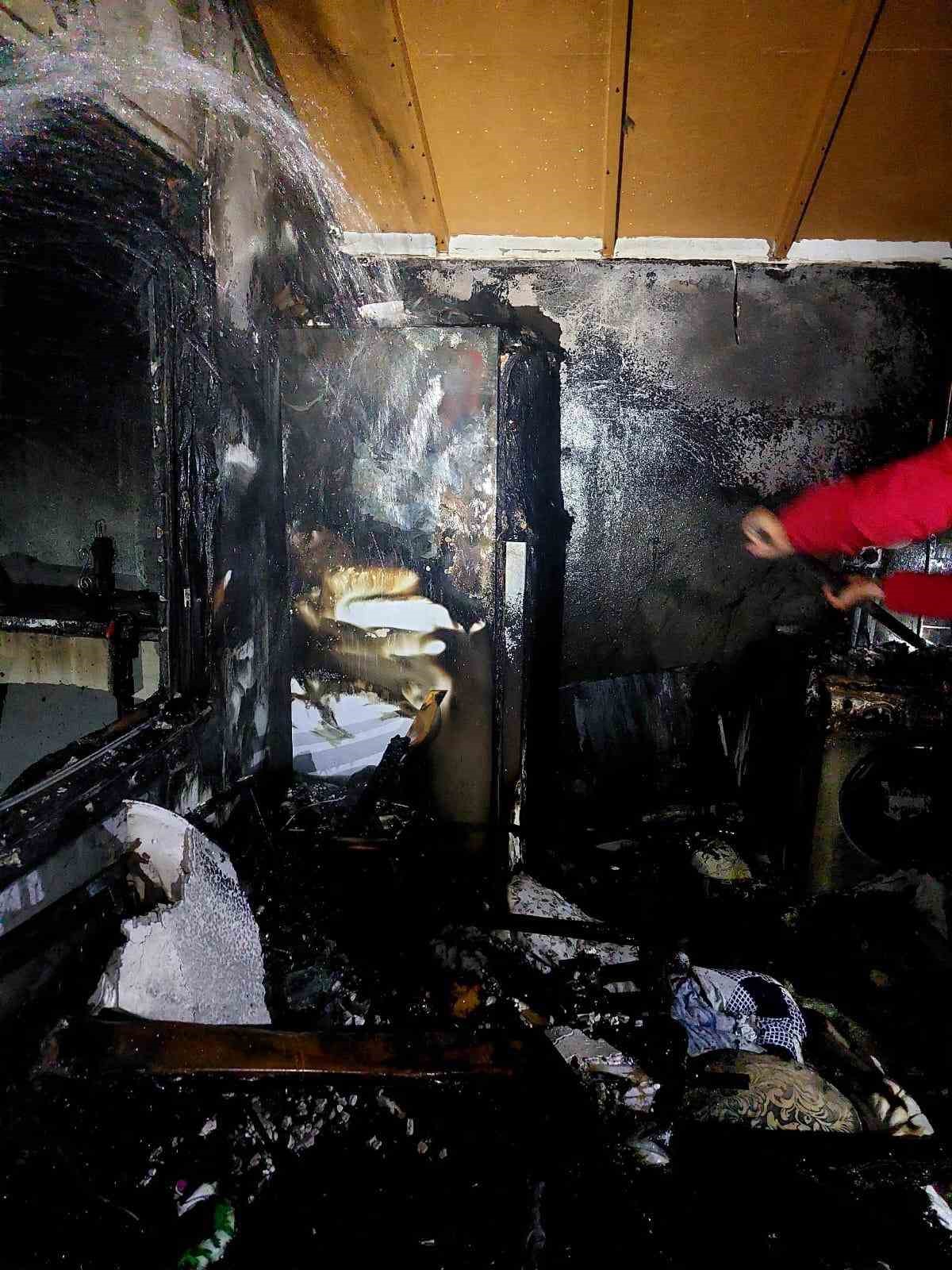 Dörtyol’da çıkan ev yangını söndürüldü
