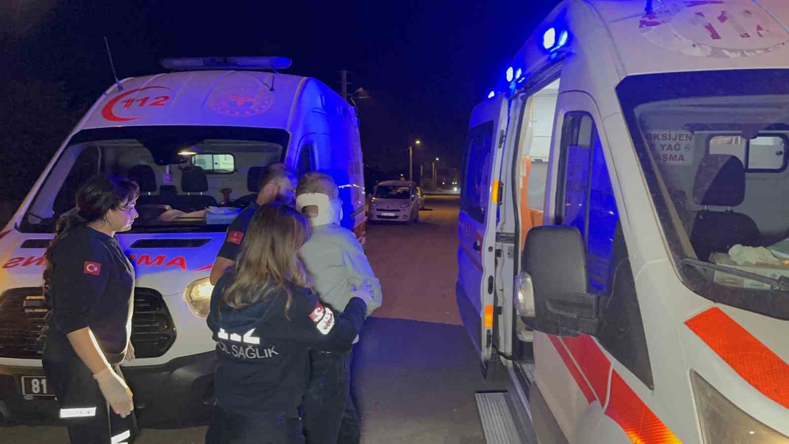 Düzce’de cip ile otomobil çarpıştı: 4 yaralı
