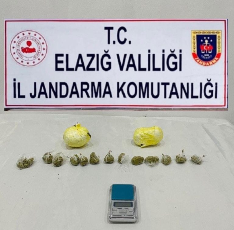 Elazığ’da uyuşturucu operasyonu: 2 kişi tutuklandı