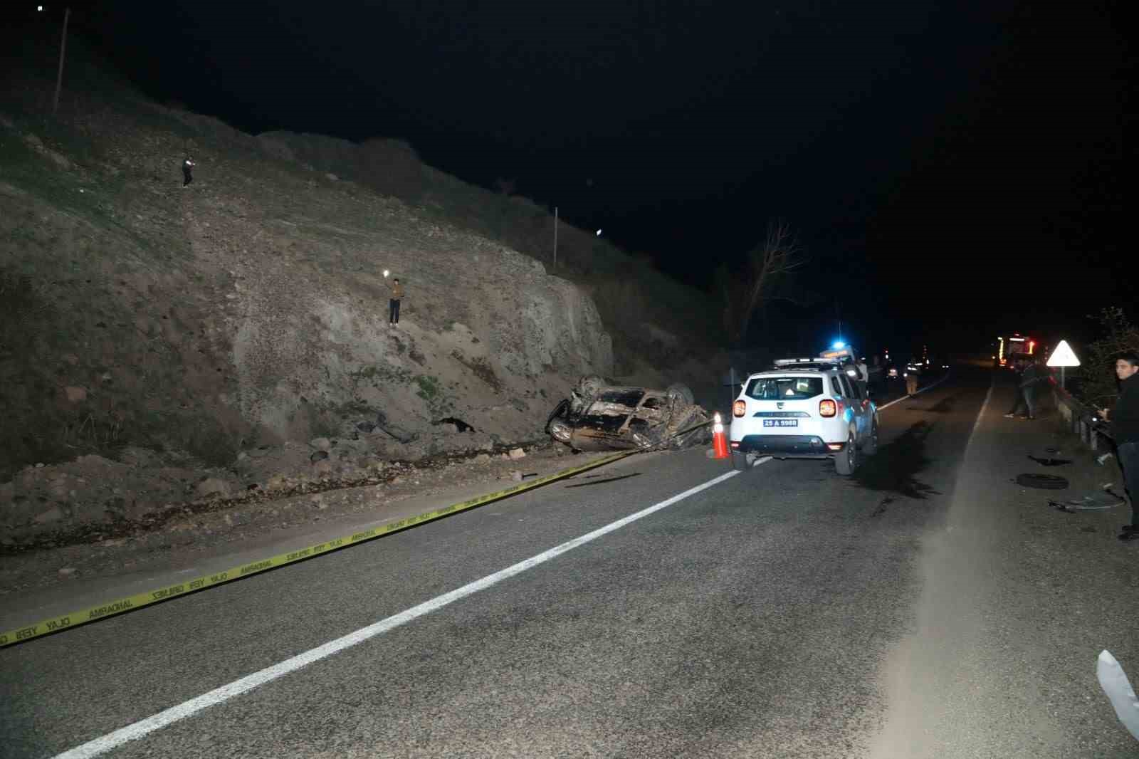 Erzurum’da feci kaza: 3 ölü, 2 yaralı
